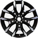 ALY86728U45 BMW 230i, 330i,430i, M240i, M340i, M440i  Wheel/Rim Black Machined #36115A576C4